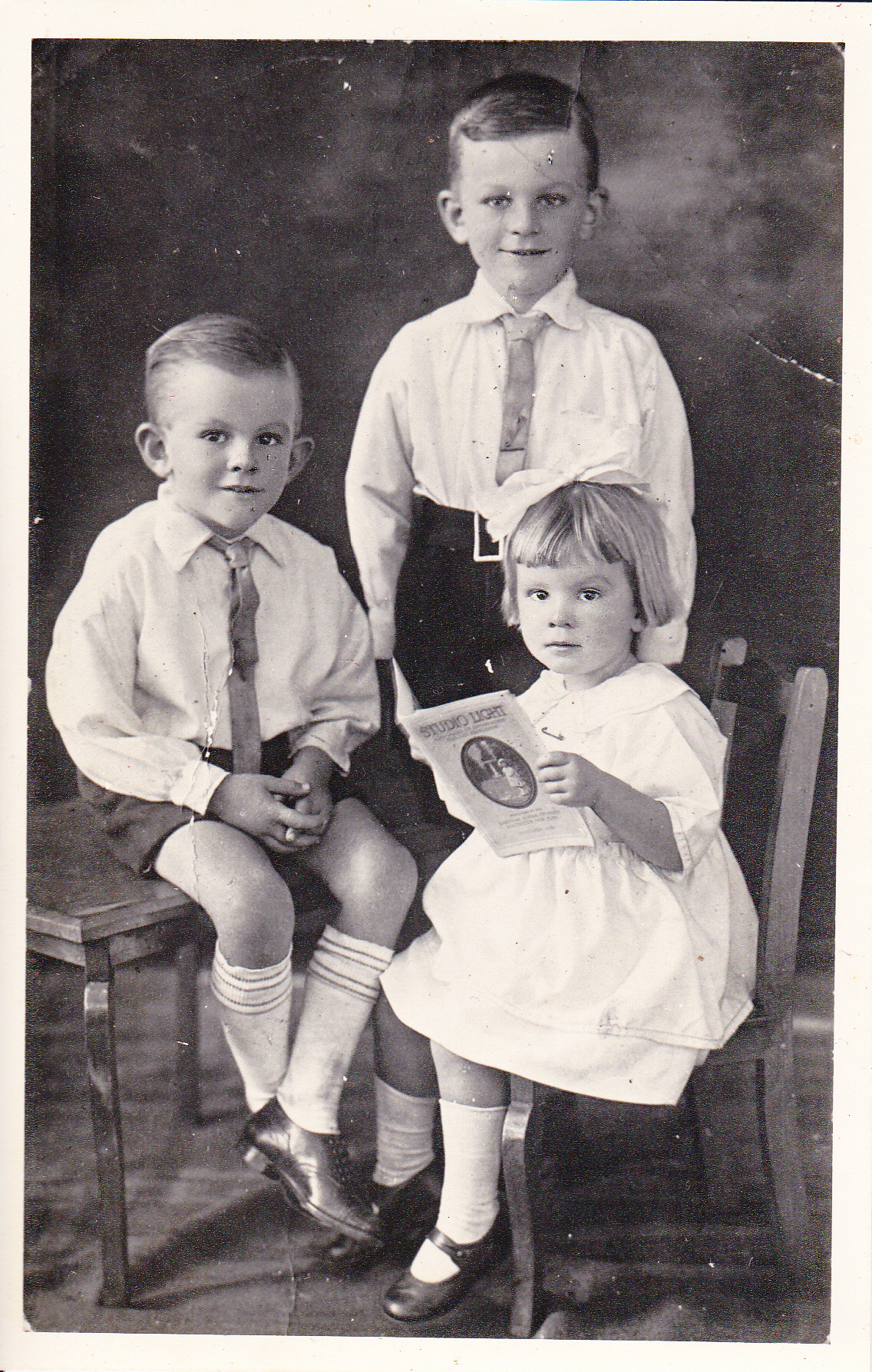 Norman, Clive and Sylvia Wright