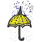 Umbrella is UP during rain